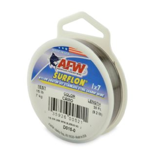 AFW Surflon Camo Nylon Coated 1x7 Wire  - 